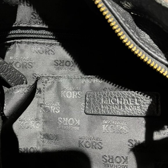 NWOT Mark New York Embelished Pattern Metalic Grey Satchel Bag - Picture 9 of 14